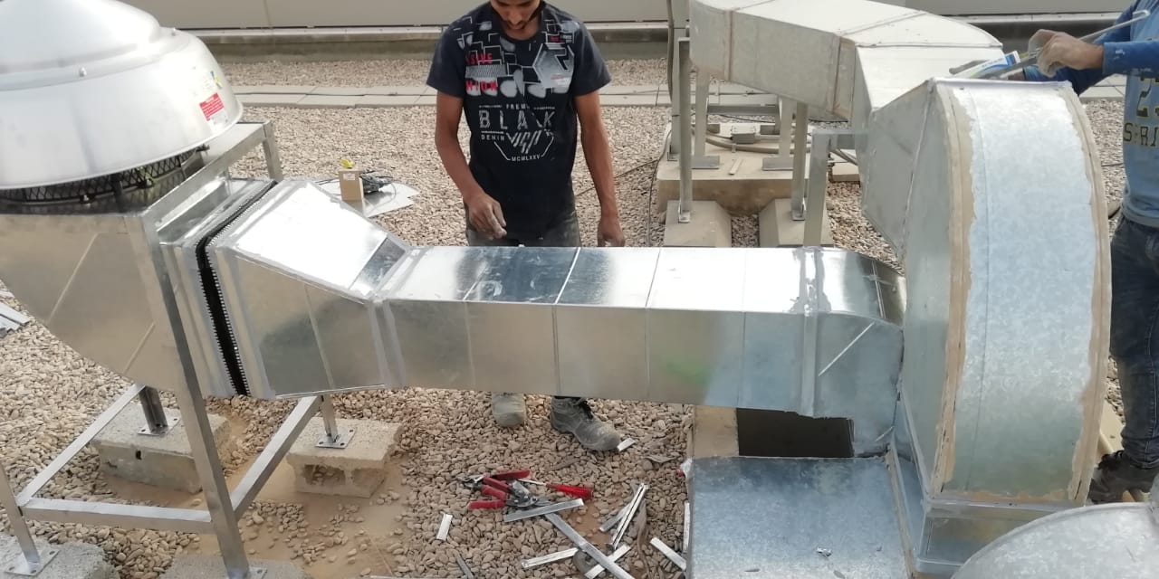 تركيب دكت مكيف صحراوي في السعودية | دليل شامل من شركة نسمات